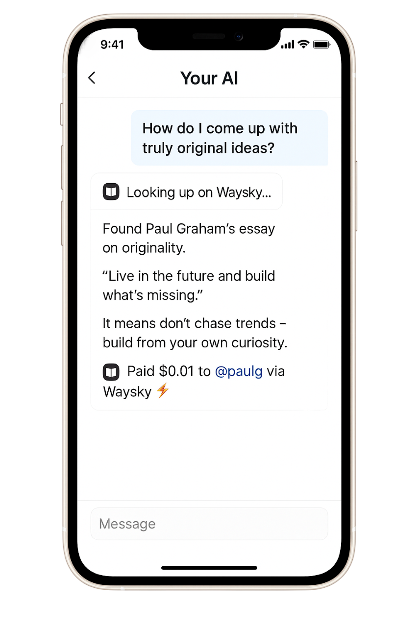 Waysky Platform Screenshot